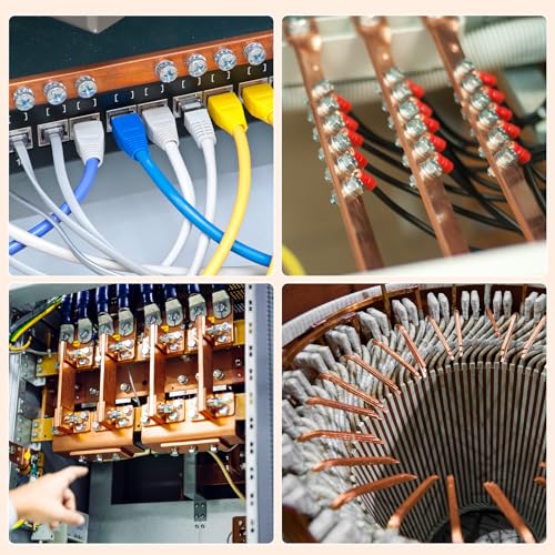 sourcing map Copper Flat Bar, 0.12" Thickness x 0.39" Width x 7.87" Length Copper Bus Bar Stock Plate Mill for Electrical (3mm x 10mm x 200mm) - Image 5