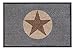 Produktbild Carpet Diem Fussmatte Soft Stern 50x75cm Velour Schmutzfang Rahmen, Rückseite rutschhemmend saugstarkes Garn der Schmutzfangmatte nimmt Schmutz und Wasser auf