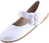 EIGHT KM Toddler Girls Dress Shoes Girls Mary Jane Shoes | Mary Jane Flats - Ballet Flats Party, Flower Girl, Wedding Dress Shoes for Girls Comfortable & Non-Slip Design for Ages up to 7