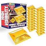 20 Pack Commercial Reflective Road Pavement and Driveway Marker (Yellow)