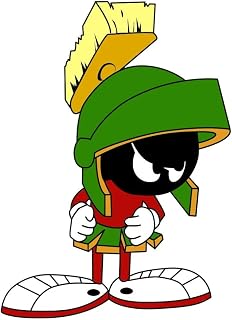 Marvin The Martian 5" x 3.6" Vinyl Sticker Decal Cars Trucks Vans Walls Laptop
