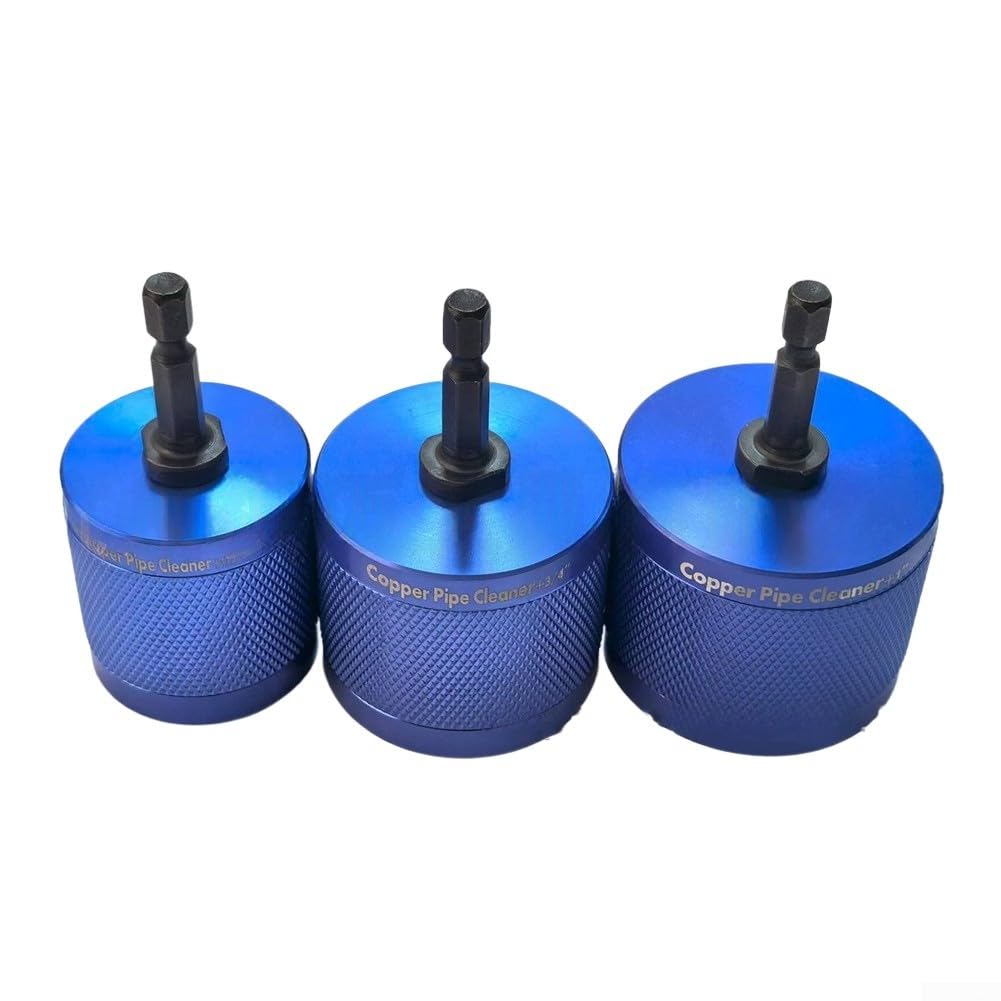 Spazzola elettrica per la pulizia di tubi in rame, manico esagonale da 1/4 per la pulizia di punte da trapano elettrico da 15 mm+22 mm (25 mm)