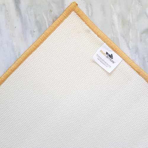 Image of Matz&More Hopscotch Floor Mat | 40x60 CM in | Yellow | Nylon Tufted Gel Baking Anti-Slip | Doormat for Home Entrance, Kitchen & Bedroom