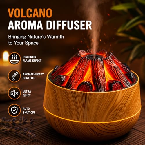 Image of Shubh Empire Mini Ultrasonic humidifier for Room Moisture, Essential Oil Diffuser, Cool Mist for Bedroom, Baby, Aroma Diffuser for Home Electric with Night Lamp (Charcole)