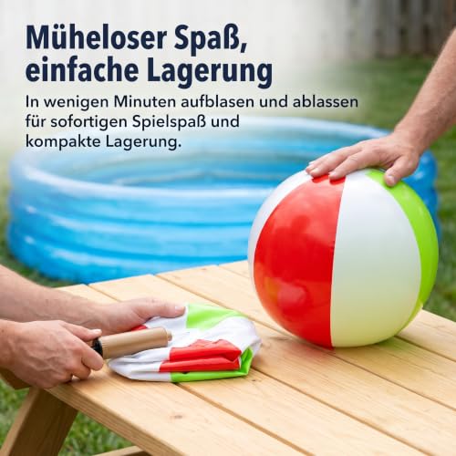 Pelota playa hinchable de colores para actividades exteriores y piscina 2