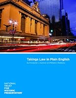 Takings Law in Plain English 0891335722 Book Cover