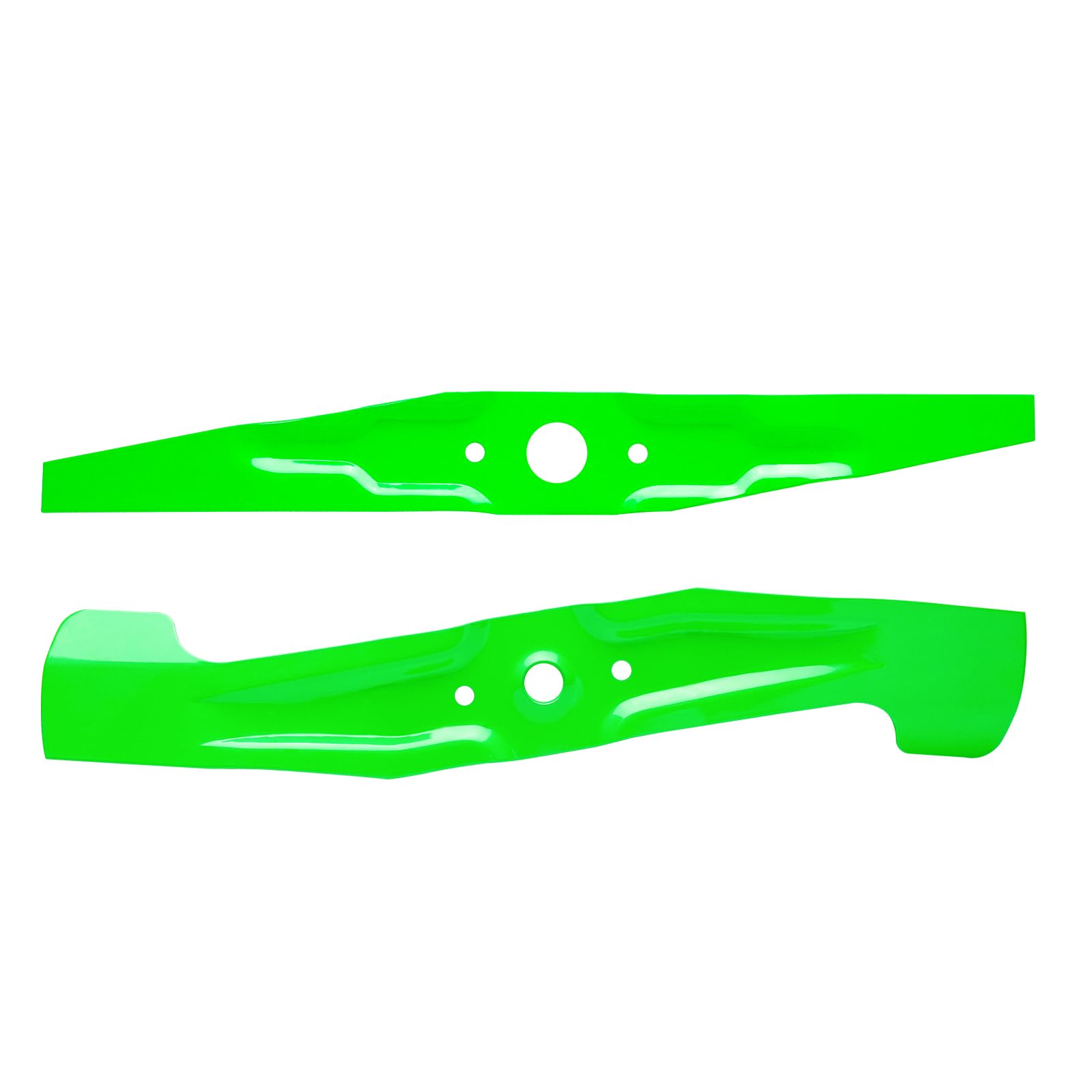 Paquete de 2 cuchillas de repuesto para cortacésped Bo Lens 742-04125 942-0611 942-04124 compatible con Cub Ca det to ro MTD LT1045 LT1046 LT1800 LX460 para cortacésped cubierta de 46 pulgadas