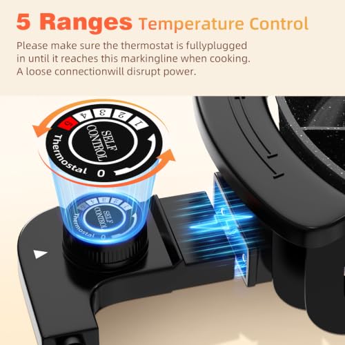 TEMPOWAVEZ 6L Electric Hot Pot Dual Sided, Black by TEMPOWAVEZ - Image 4