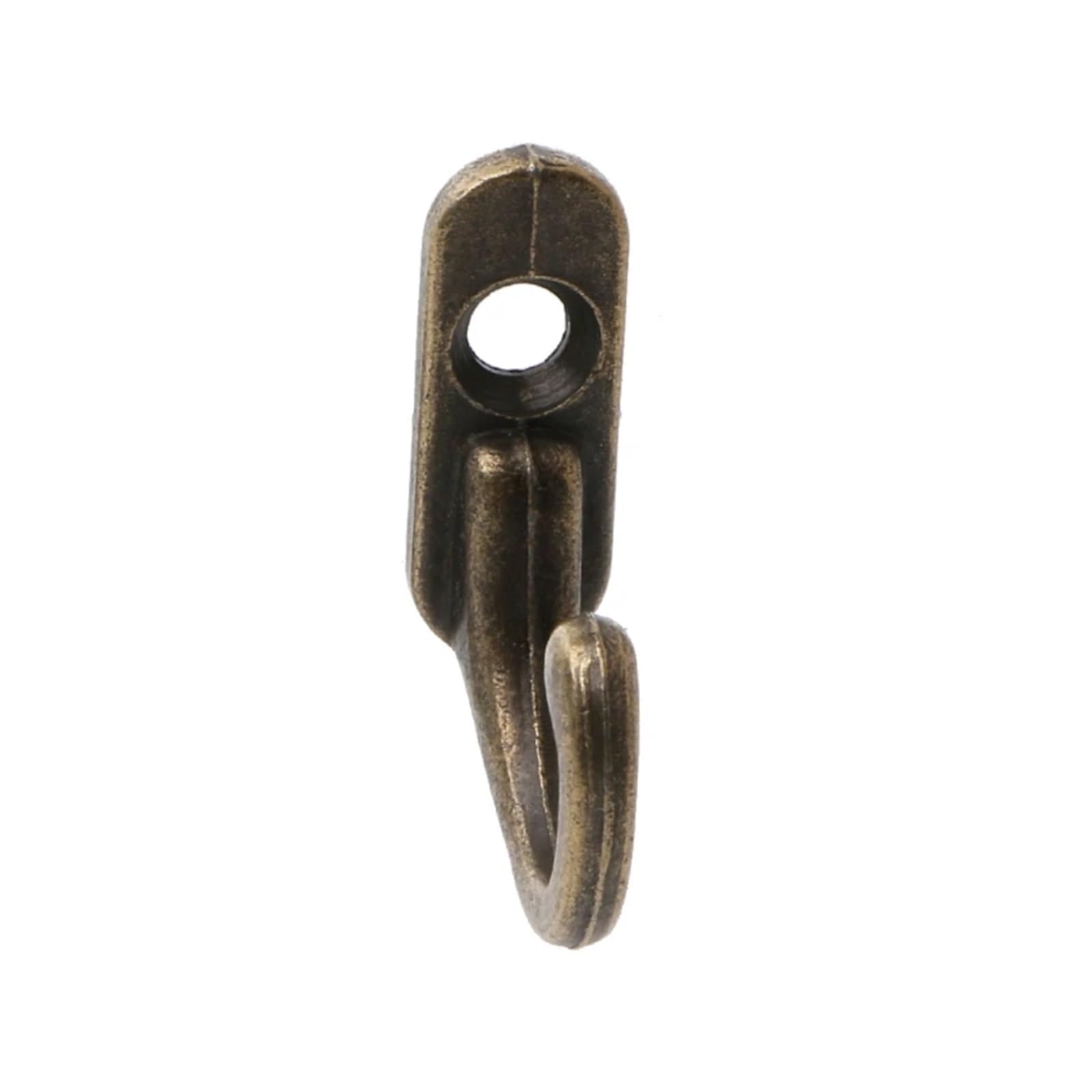 20 Stück Kleiderhaken aus Zinklegierung, Vintage-Bronze-Optik, Mehrzweck-Wandhaken, selbstklebende Türhaken, Lastenhaken, robust, for Bad und Küche