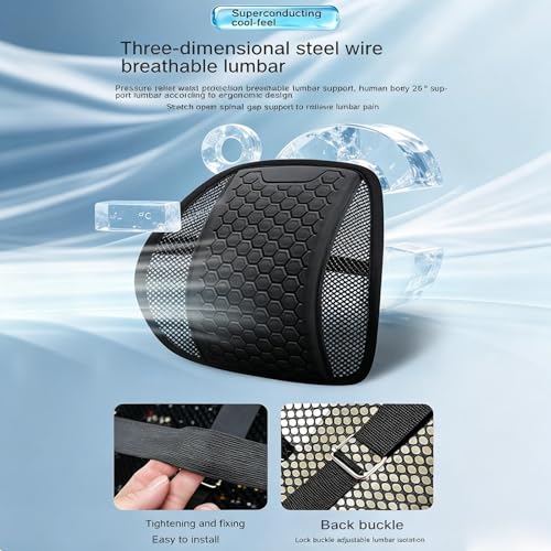 Coussin rafraîchissant pour siège auto pour longs trajets en voiture - 6