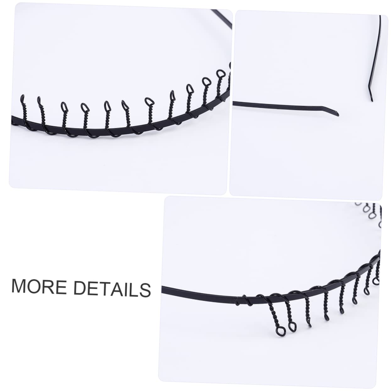 FRCOLOR 0 Pezzi 31 fascia dentata Ragazzi Fascia per cerchietto dentato impugnature zig cerchietti bambina accessori per cerchio per pettine a denti di ferro