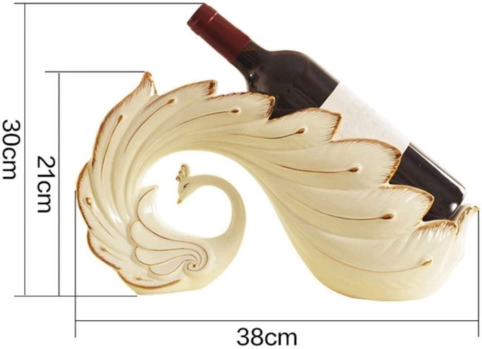 Soporte para botellas de vino de resina elegante miniatura 2
