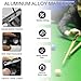 11-in-1 Pool Cue Tip Repair kit, Professional All-in-One Pool Stick Tip Tool for Shaping, Replacement, Maintenance. Tips Shaper & Scuffer kit, Pool Cue Trimmer (Black Aluminum)