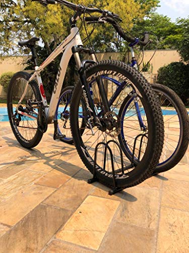 Suporte bicicletario de 2 bikes de chão