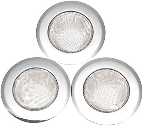 Aprince Kitchen Sink Strainer Sink Mesh Strainer Stainless Steel Mesh Filter Large Wide Rim 4.4 Inch 3 Pieces (Mesh Filter)