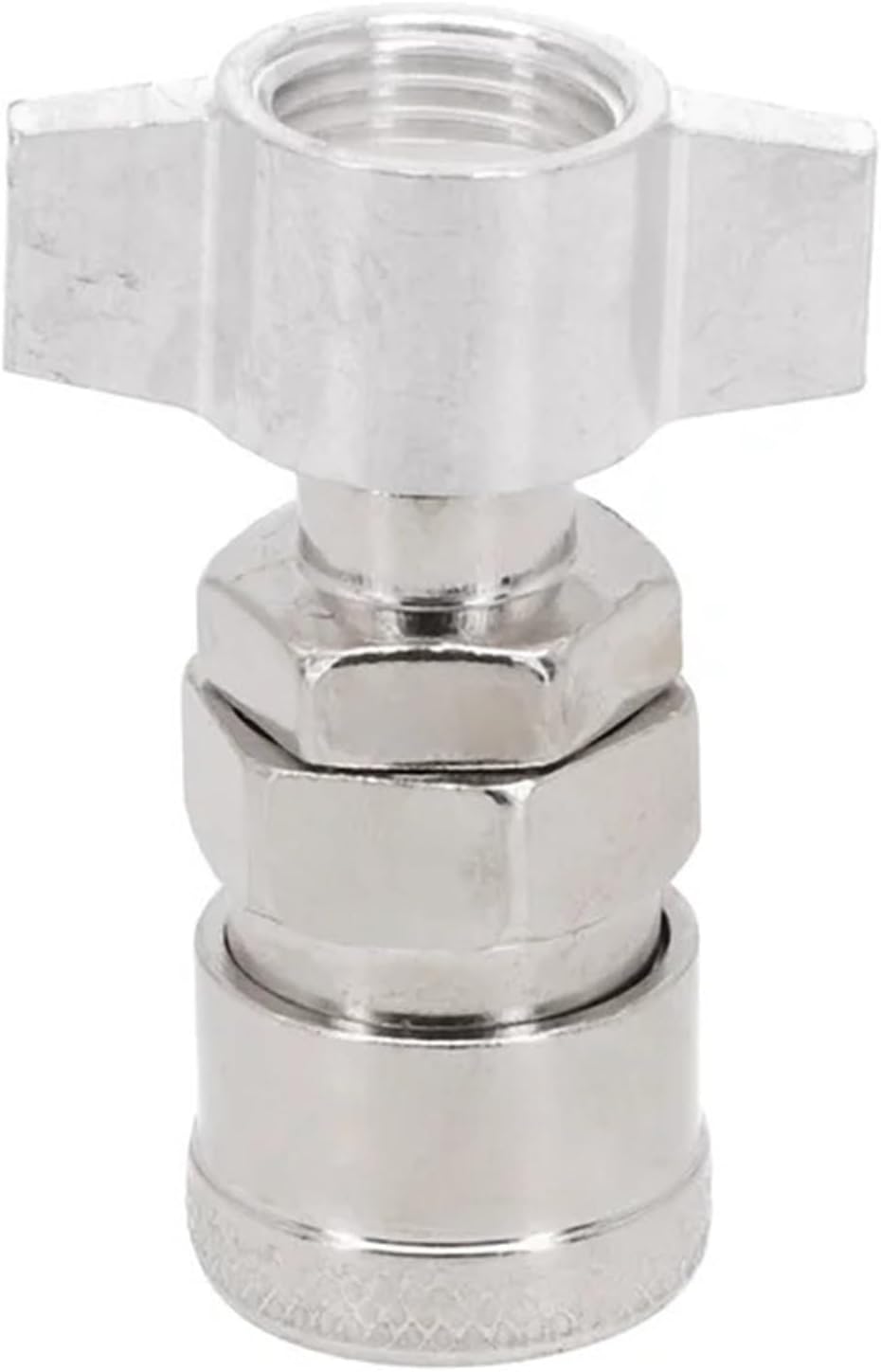 2PCS Integrated Fast Connection Pneumatic Connector Straight Elbow Product Name Pneumatic Connector Metal Reliable(Straight Through)