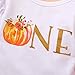 Infant Baby Girl Outfits 1st Birthday Pumpkin Long Sleeve Romper Top Ruffle Tulle Tutu Skirt Headband 3pcs Clothes Set (One, 18 Months)