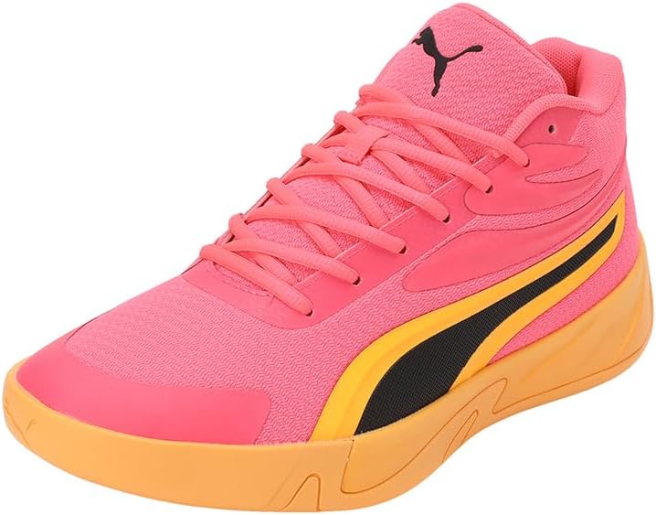 PUMA Men's Court Pro Basketball ShoesPUMA Men's Court Pro Basketball Shoes, White/Gold Matt, Size 9.5