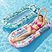 Stonful Pool Floats Lounger, 2 Pack Inflatable Pool Float Adult Size Water Hammock, Pool Floats Rafts Floaties for Swimming Pool Tanning, Pool Party, Summertime Beach Outdoor - Multicolor