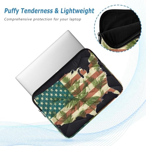 Funda para portátil 13-14 pulgadas con bandera USA miniatura 5