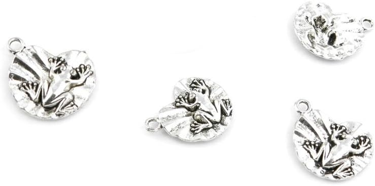 Jewelry Making Charms Retro Silver Tone for Necklace Pendant Bracelet Findings Vintage Bijoux Breloques Bulk 51067 Frog Prince
