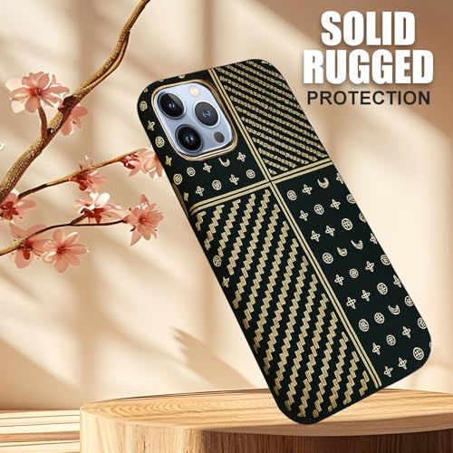 Image of AIBEX Aramid Fiber Mag-Saf Case Compatible for iPhone 14 Pro Max | Slim Protective Back Cover with Built-in Magnets | Wireless Charging Support | Camera Ring Stand | Shockproof with Air Guard Corners