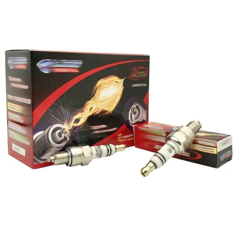 4 unids vórtice iridium bujía hix-c7 / ajuste para U22FSZU Z7G CR7HIX CR7HSA C7HSA CR7HGP IUF20 J4520 IUF22 Bujia CR6HIX CR6HSA IUF20 Bujía de motor