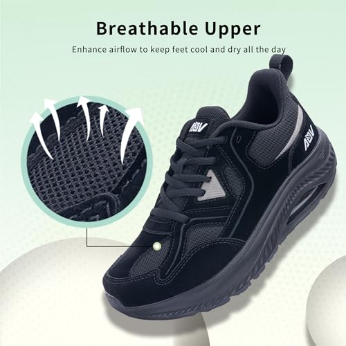 Image of Wide Toe Box Shoes Women Arch Support Walking Sneakers Orthotic Tennis Shoes for Plantar Fasciitis Bunions