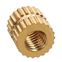 Vista 74 de Tuercas moleteadas de rosca hembra M3x3mm, 200 piezas Hx4mm OD latón roscado inserción tuercas de inserción hidráulica soldada junta junta surtido