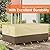 Patio Furniture Covers Waterproof Heavy Duty for Table and Chairs, Rectangular Outdoor Furniture Set Cover, Anti-Fade, Tear/Water Resistant Patio Furniture Set Covers, 110"L x 84"W x 28"H