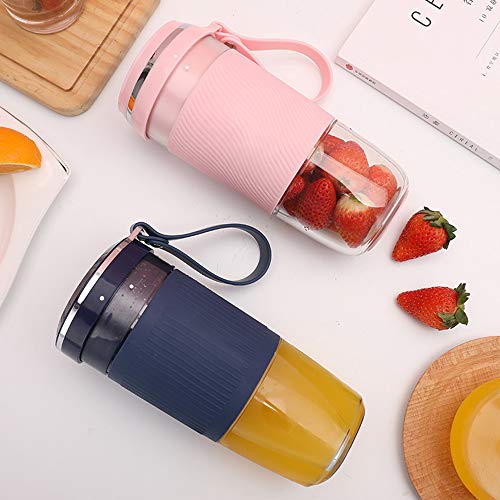 DECDEAL Mini Espremedor Portátil Pessoal Pequeno Copo de Suco Smoothie Maker Com USB Rechargeble Fru