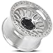 Lock Offroad Combat 17x9 6x139.7-12et 106.2 Machined W/Clear Coat