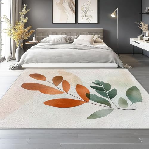 Tapis moderne abstrait antidérapant et doux pour salon - 4