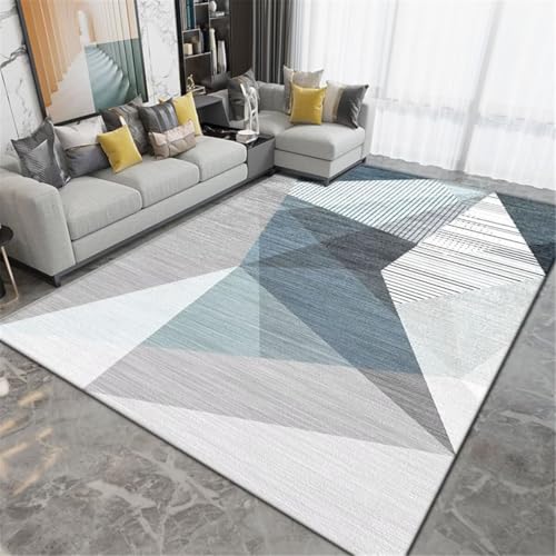 Tapis d eveil grand tapis de canapé lavable gris bleu - 2