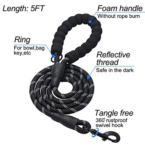Image of Dog Harness Step-in Breathable Puppy Cat Dog Vest Harnesses for Small Medium Dogs Black