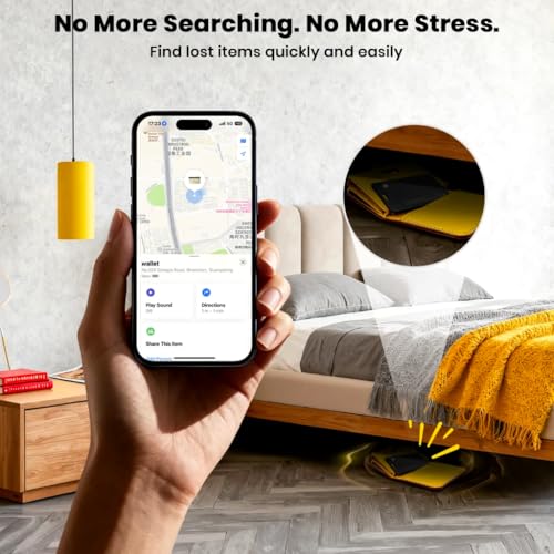 Image of Nutale Smart Air Tag Card Finder Smart Air Tag for Apple (iOS Devices) & Android (Google Hub) Rechargeable Wireless Bluetooth Tracker, Card Size Anti-Lost Loud 90dB Alert, Waterproof for Kids, Wallet