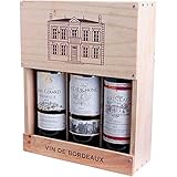 Bordeaux AC Bordeaux 3er Holzkiste 2014 Bordeaux AC Rotwein trocken Caves de Rauzan Bordeaux Frankreich 1Stück