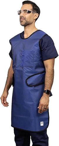 Miniatura 2 de Delantal Frontal, Flexiback.1.969in Pb LE, Ligero, Exterior Royal Blue Ripstop, Interior Negro, Encuadernación Negro