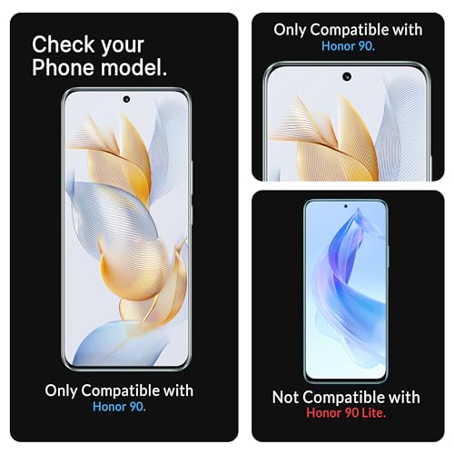 Image of ArmourPro Edge to Edge Screen Protector for Honor 90 5G (6.7 Inch) with Easy Installation Kit | Crystal Clear, Case Friendly Coverage, Ultra Thin Membrane