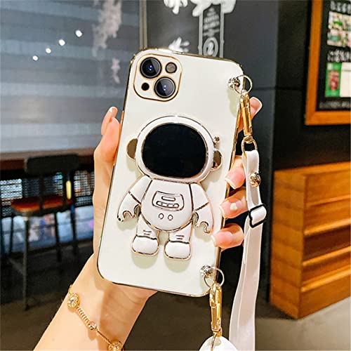 Support de téléphone avec lanière Samsung A72 coque de protection astronaute anti-choc