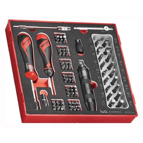 Image of Teng Tools 95 Piece 1-5Nm Torque Screwdriver, Impact Driver & Assorted Bit EVA Foam Tray - TEDSD14