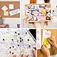 600 Stück Pinnadeln, Schwarz Rundkopf Stecknadeln, Map Push Pins, Pinnwandnadeln mit Stahlspitze, Wiederverwendbar Pins für Pinnwand, Karte, Foto Wand, Handwerk, Markierung