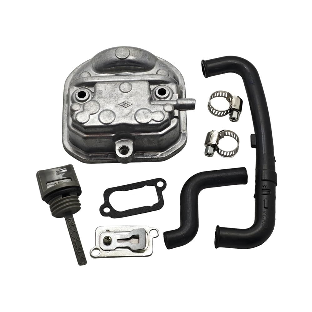 Kit de Junta de Salida de Manguera de ventilación, Varilla de Nivel de Aceite, Tapa de Culata, Apto for Motor de cortacésped GX35 GX 35, Repuesto