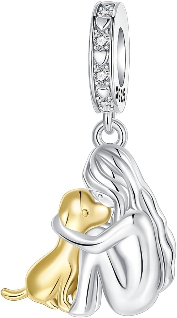 925 Sterling Silver Charms fits Bracelets and Necklace Pendant Bead Charms Jewelry Gift for Women Family Friends