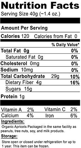 NUTS U.S. - Organic Sun-Dried Apricots | No added Sugar and Artificial Flavors | No Sulphure and NON-GMO| All Organic and Just Apricots In Resealable Bags!!! (4 LBS)