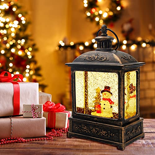 Joy Spot! Christmas Musical Snow Globe Water Lantern With Usb Powered & Battery Operated, Holiday Decorations Gifts For Family, Children Or Friends #TOP5