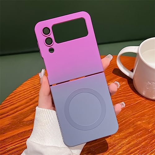 Coque de chargement magnétique pour Samsung Galaxy Z Flip 4 et 3 5 en silicone