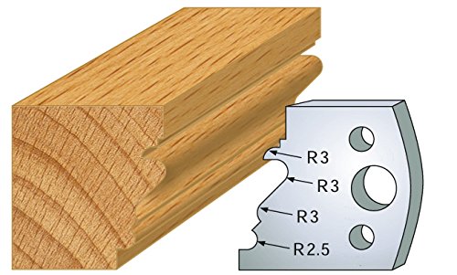 122 : Jeu de 2 fers Louis XV ht 40 mm pour porte outils entr'axe plot 24 mm