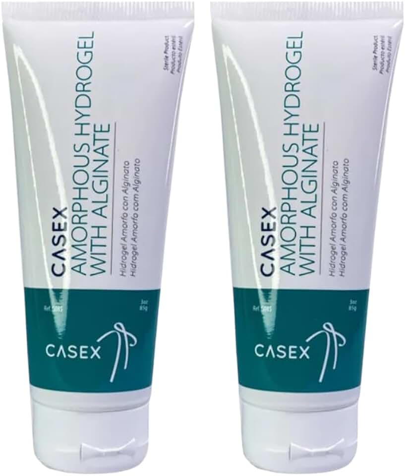 Kit 2un Pomada Ally Gel Hidrogel Casex – Tratamento de Feridas, Úlceras, Cortes, Abrasões e Queimaduras