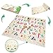 Alfombra de juegos para bebé, plegable, de espuma extragrande, reversible, no tóxica, resistente al agua